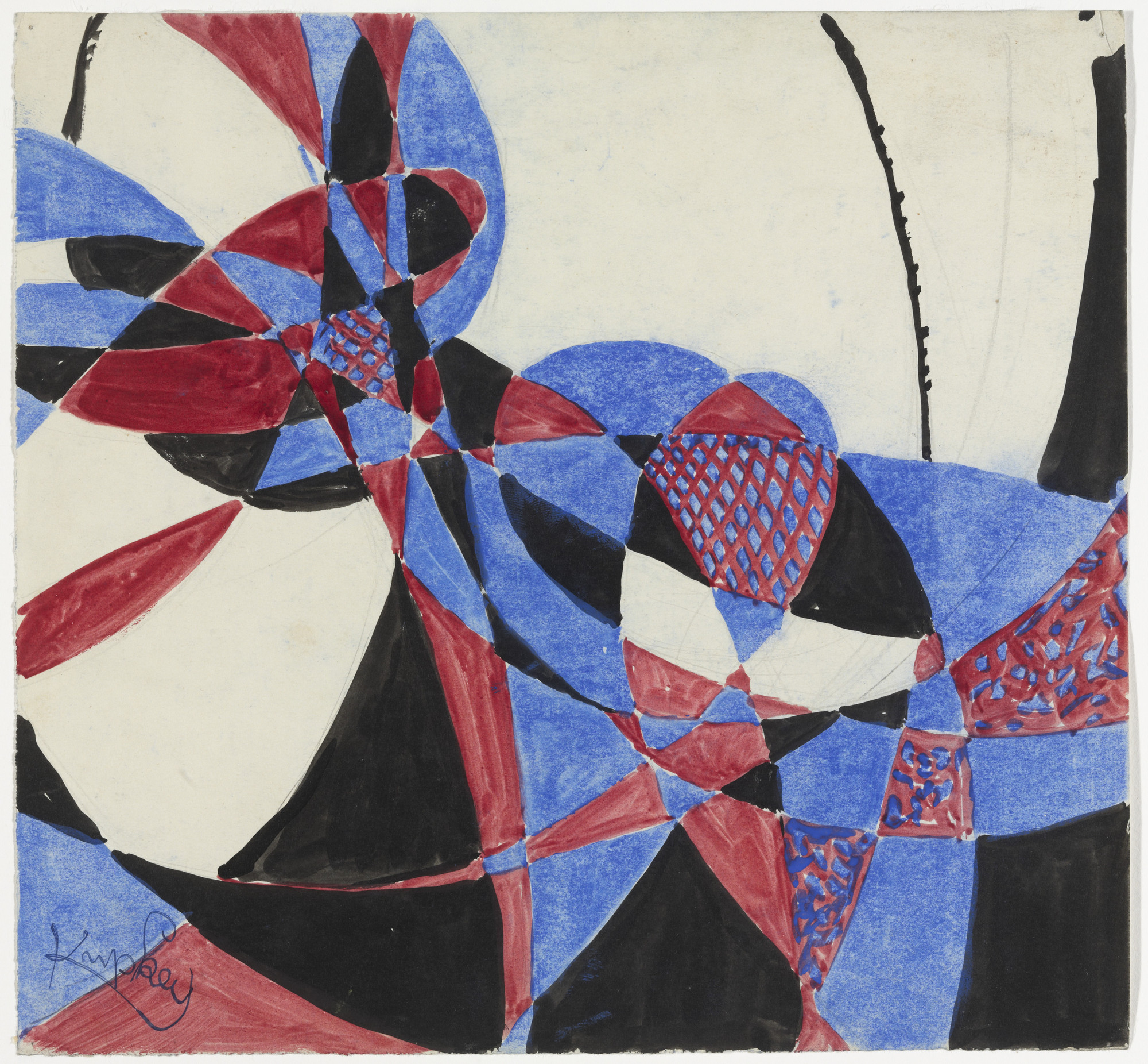 František Kupka. Amorpha: Fugue in Two Colors. 1912 | MoMA