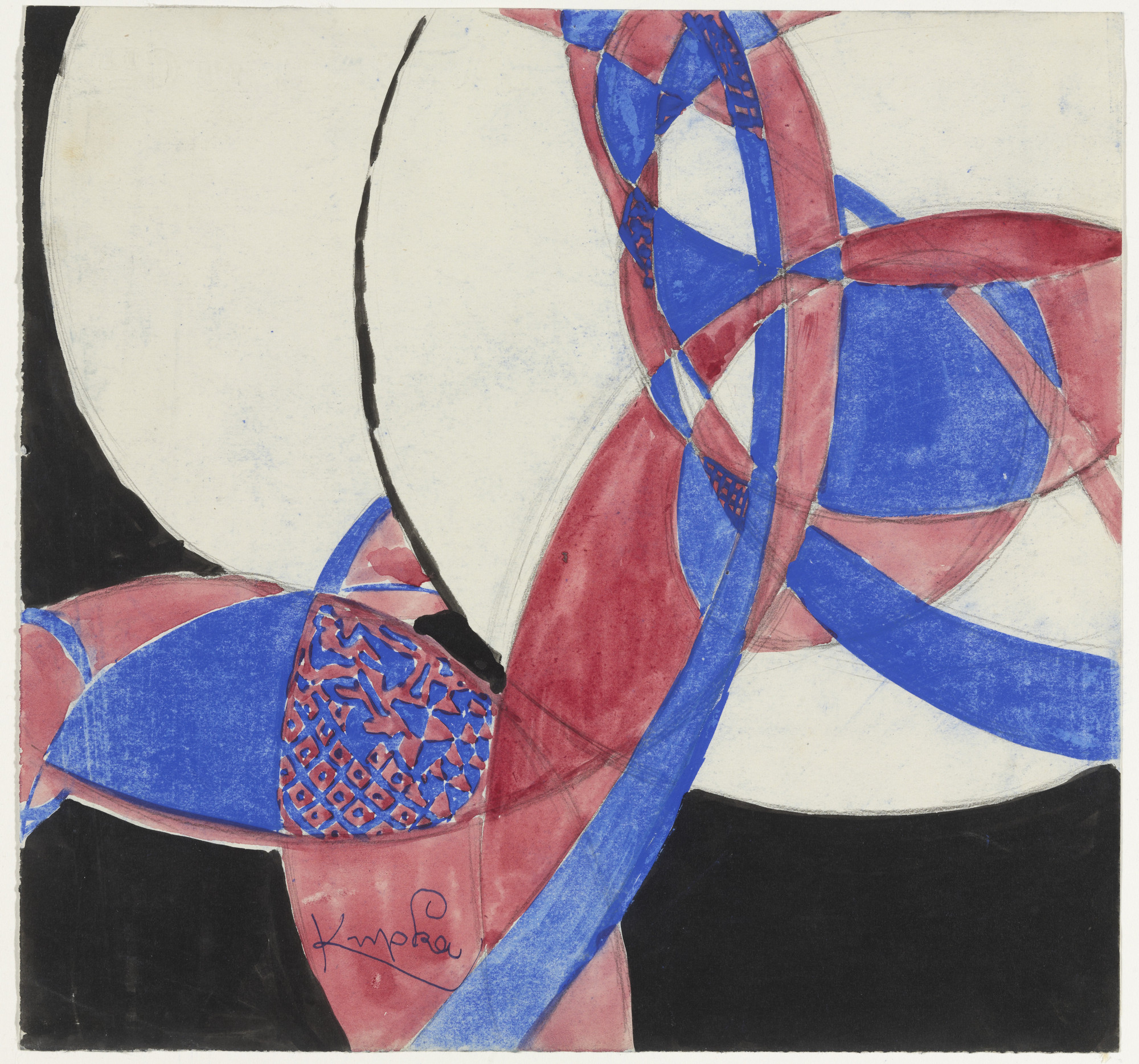 František Kupka. Amorpha: Fugue in Two Colors. 1912 | MoMA