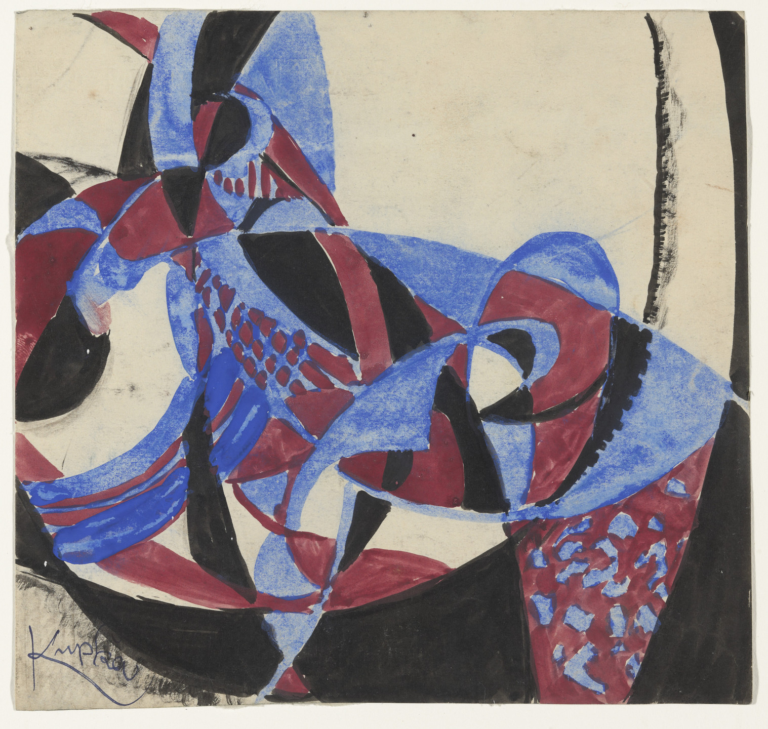 František Kupka. Amorpha: Fugue in Two Colors. 1912