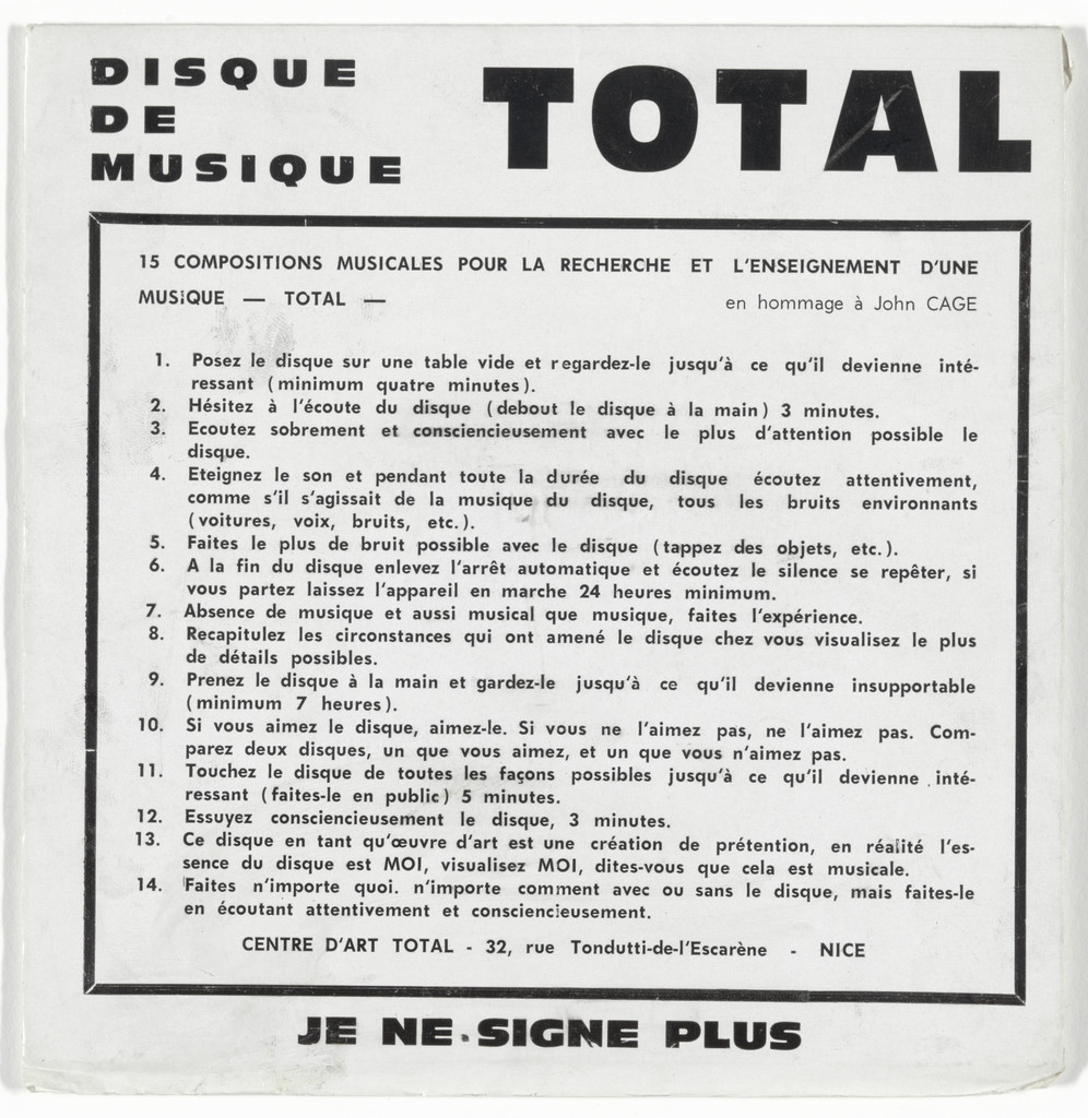 Disque de Musique Total