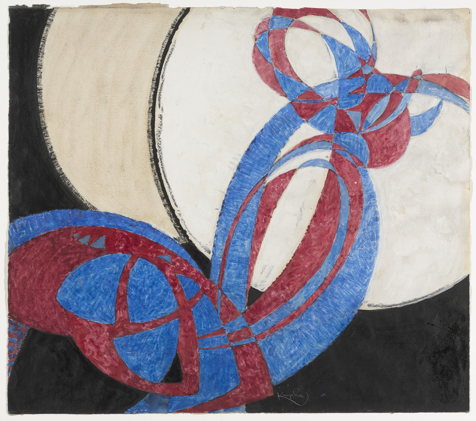 František Kupka. Amorpha: Fugue in Two Colors. 1912