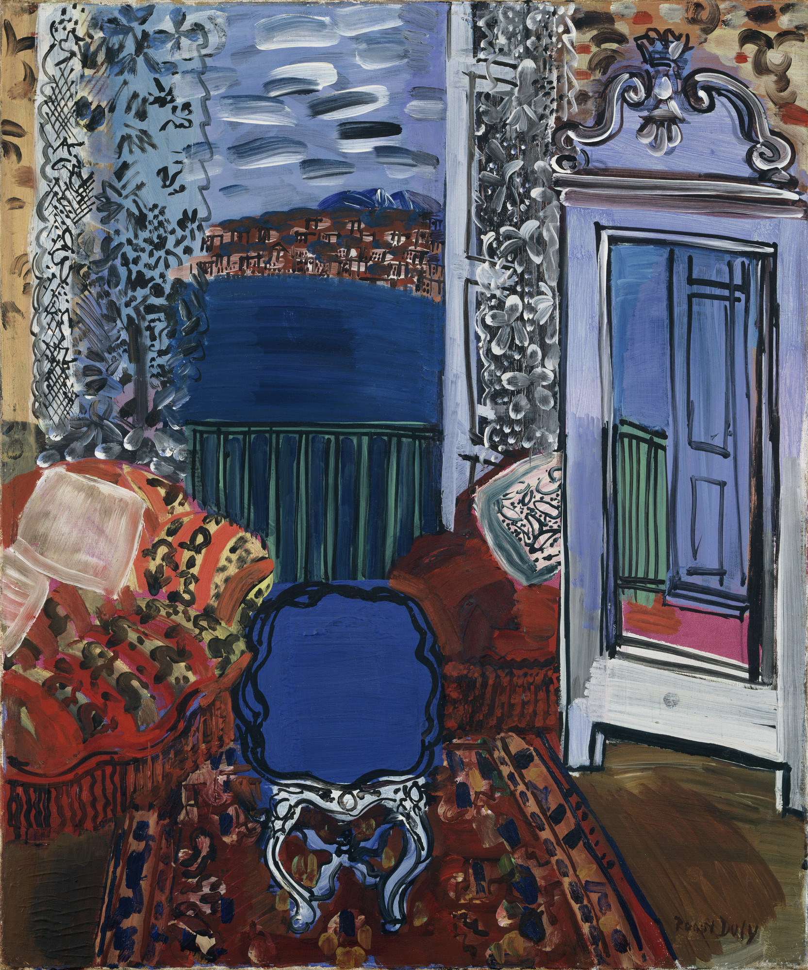 Raoul Dufy. Window at Nice. c. 1929 | MoMA