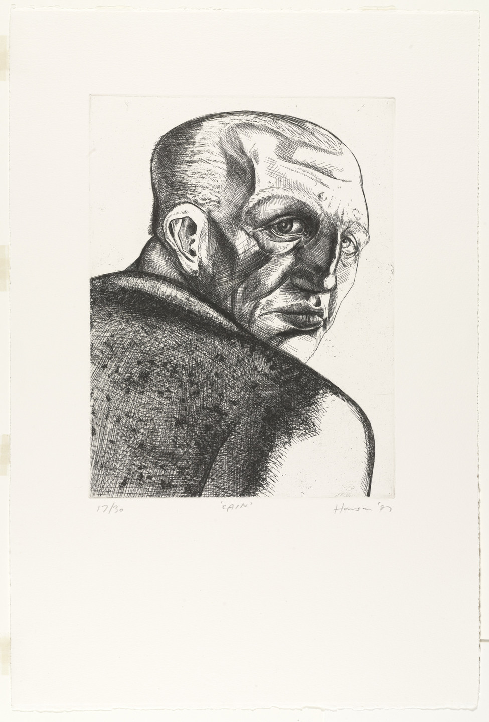 Peter Howson. Cain from the series Saracen Heads. 1987