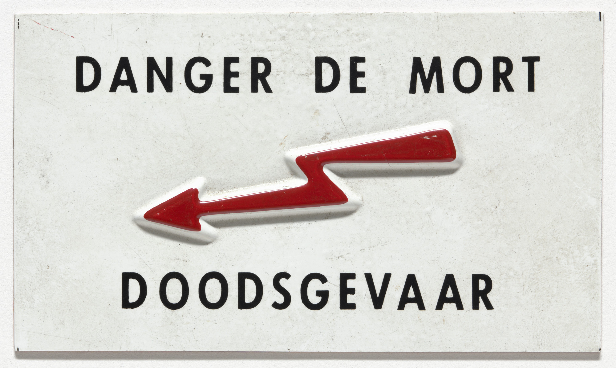 Marcel Broodthaers. Danger de mort
