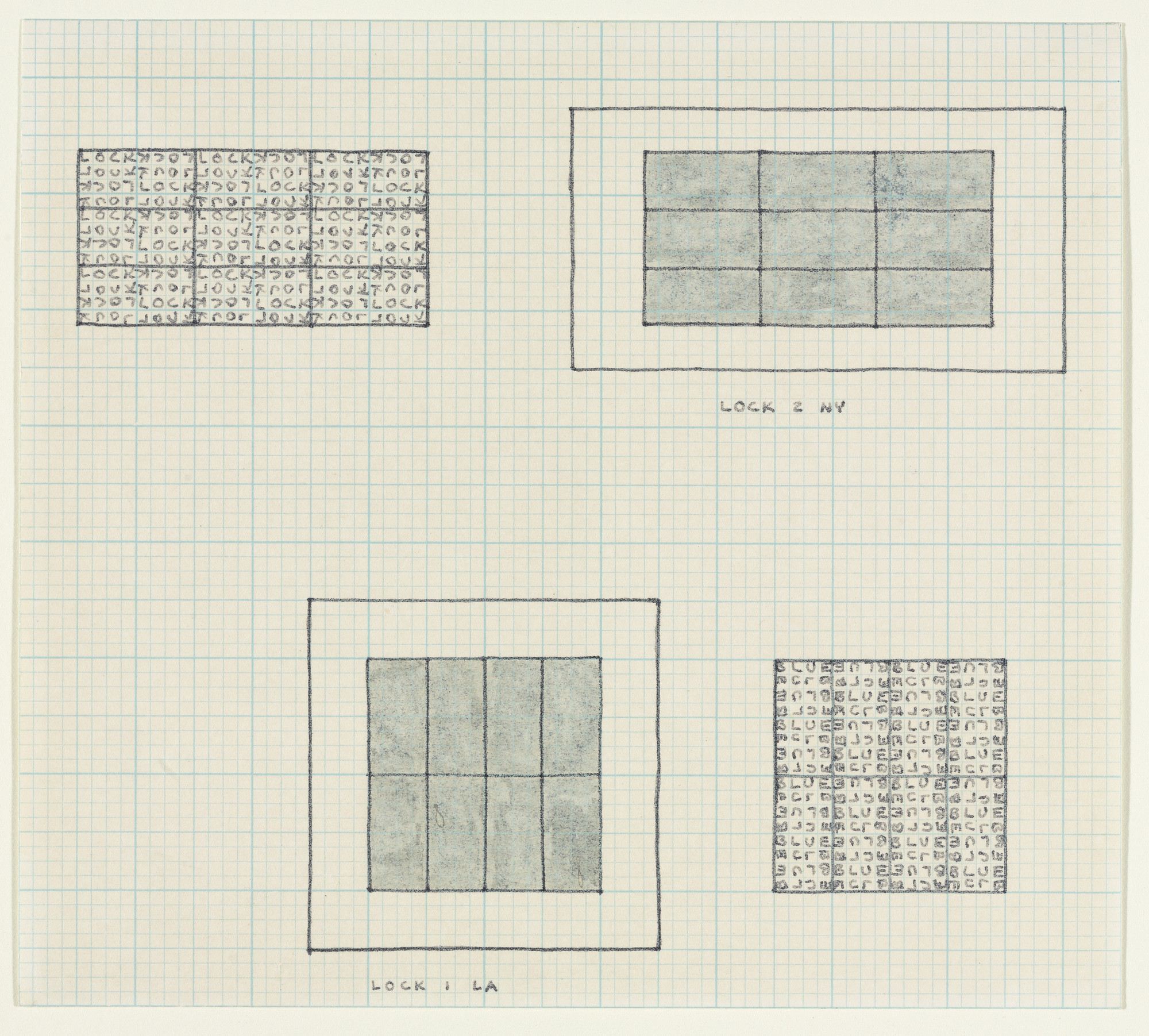 Carl Andre. Blue Lock