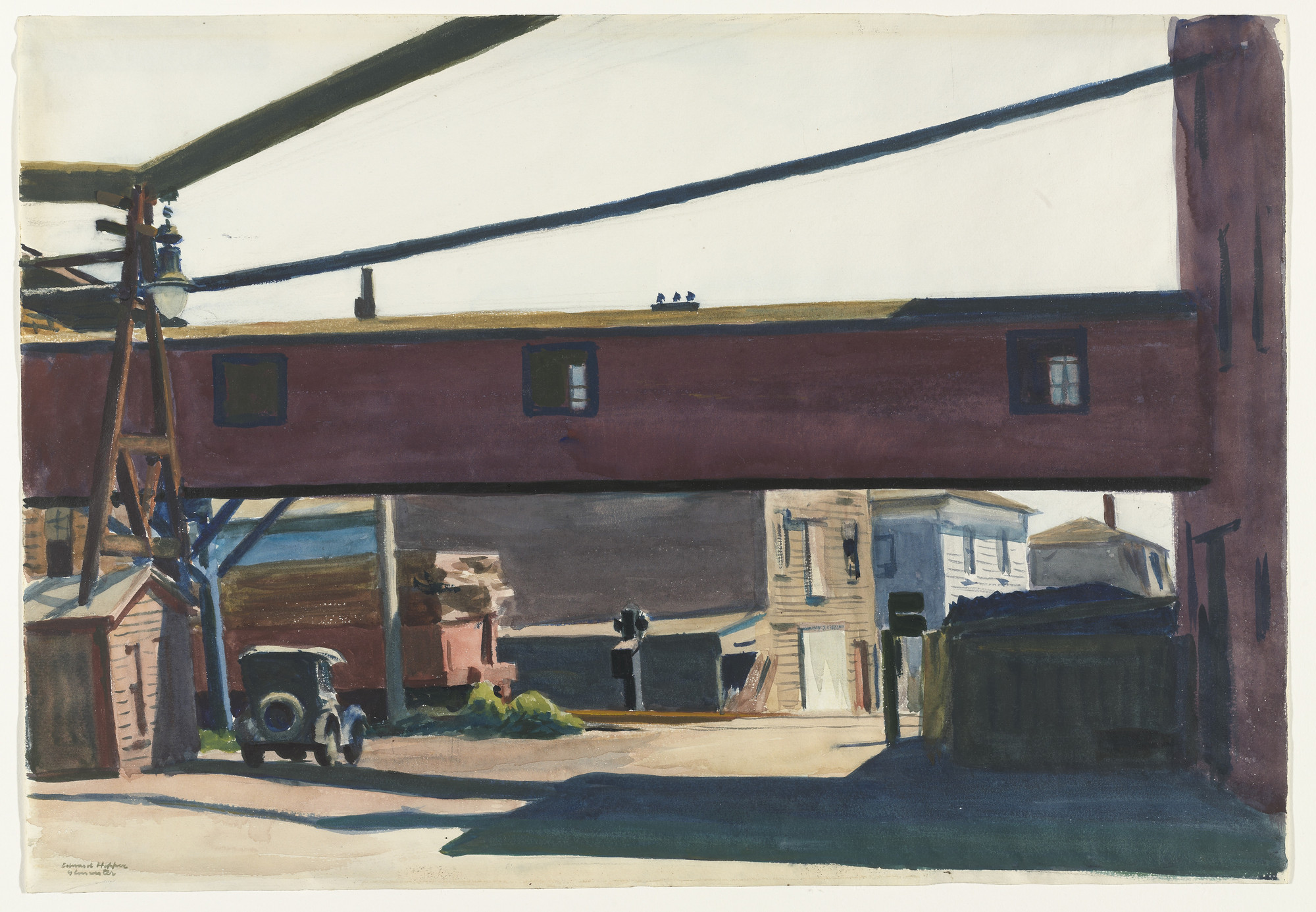 Edward Hopper. Box Factory, Gloucester. 1928
