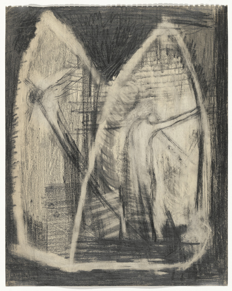 Untitled (Figures in Gothic Arches)