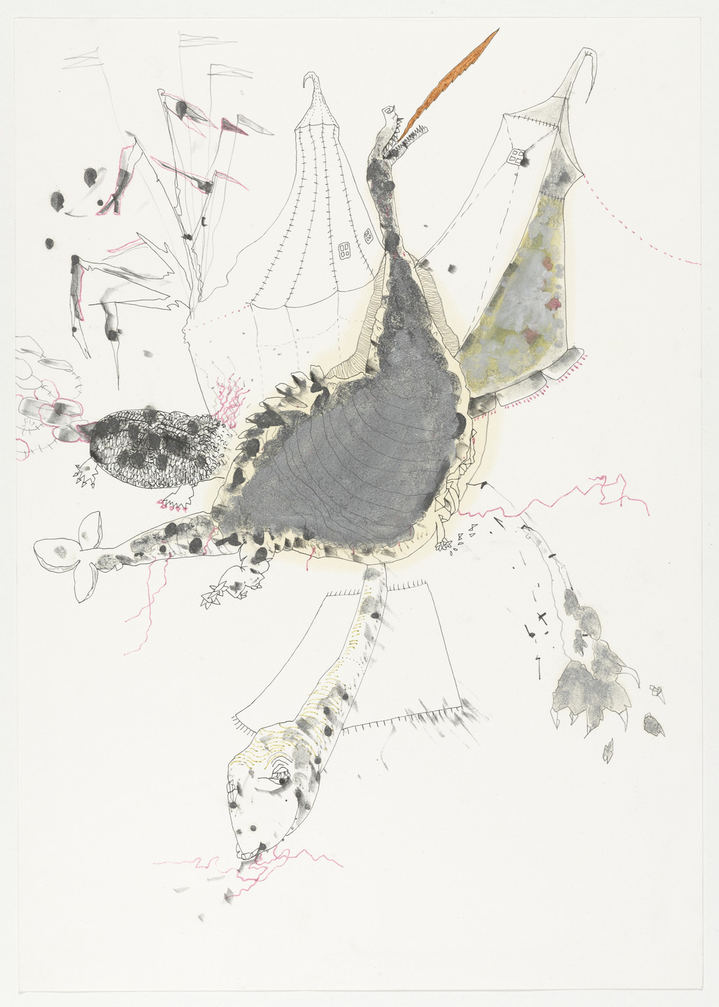Wael Shawky. Cabaret Crusades, Drawing 63. 2010