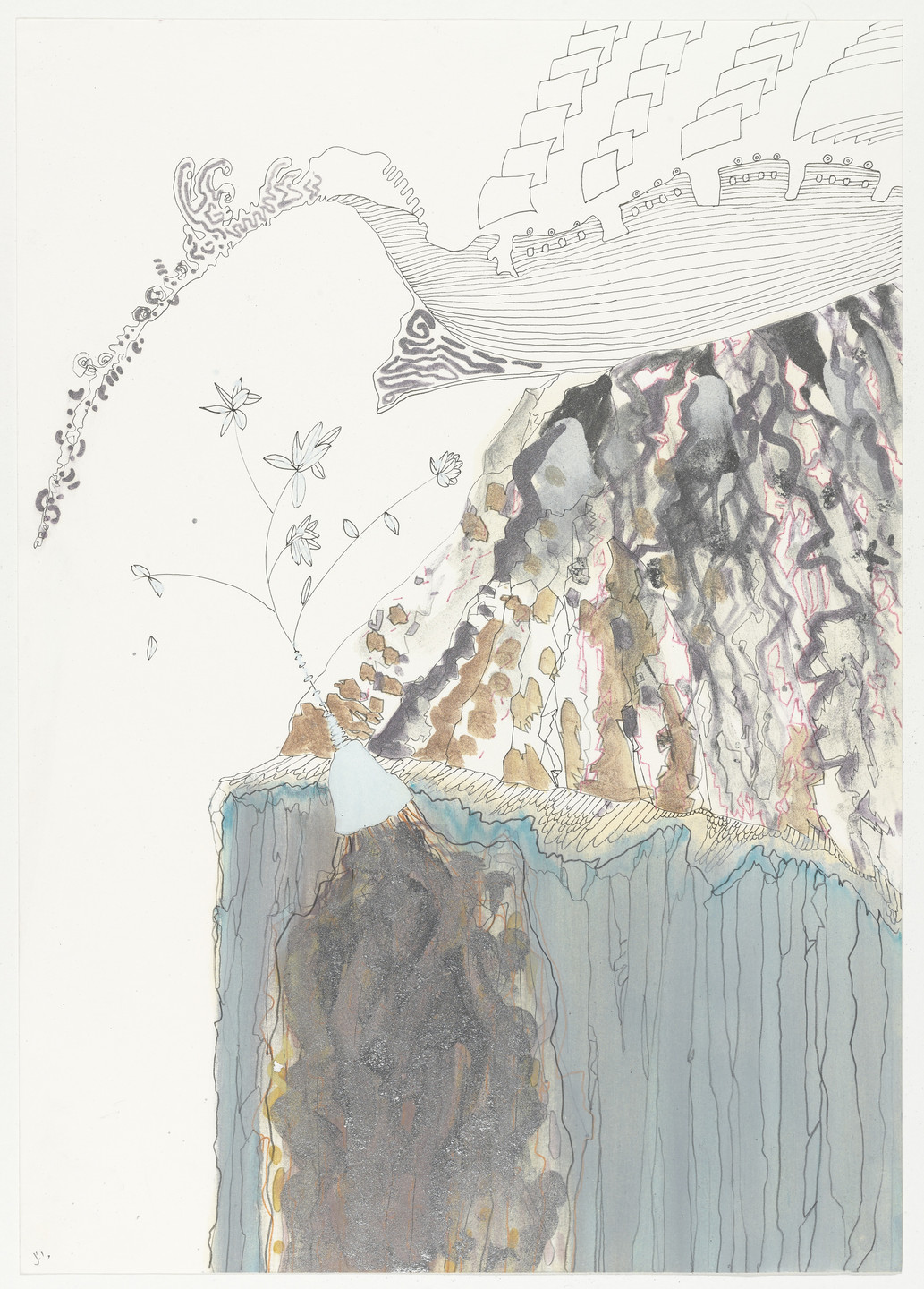 Wael Shawky. Cabaret Crusades, Drawing 66. 2010