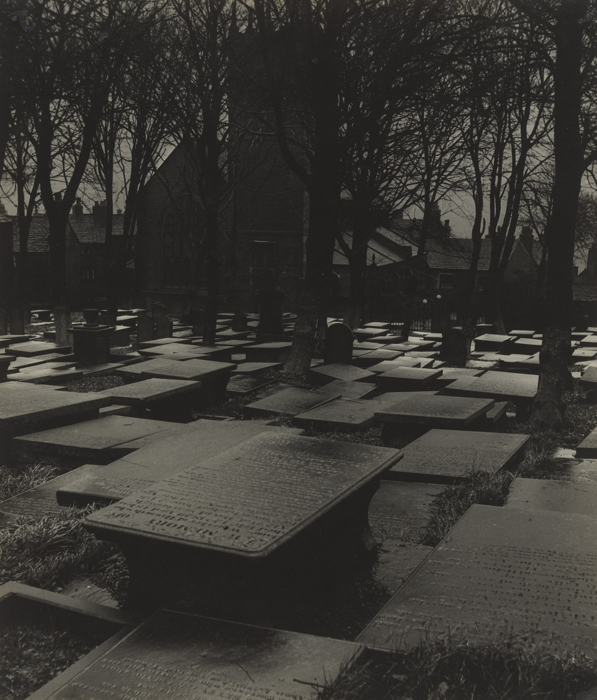 Bill Brandt. Haworth Churchyard. 1945