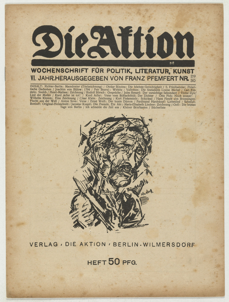 Die Aktion, vol. 6, no. 29/30