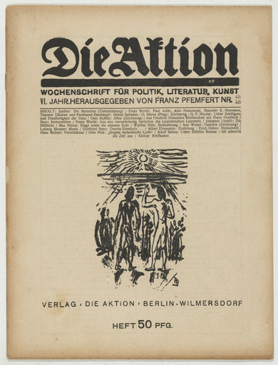 Die Aktion, vol. 6, no. 45/46