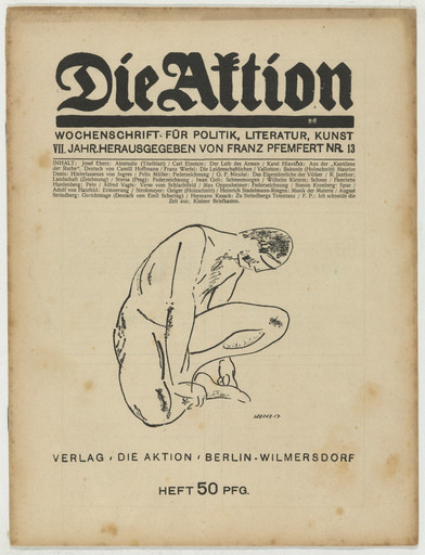 Die Aktion, vol. 7, no. 13
