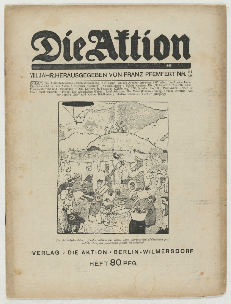 Die Aktion, vol. 8, no. 51/52