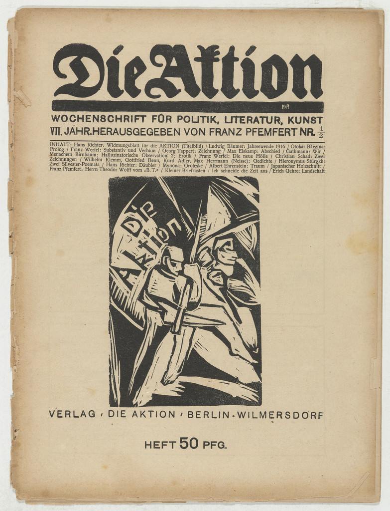 Die Aktion, vol. 7, no. 1/2
