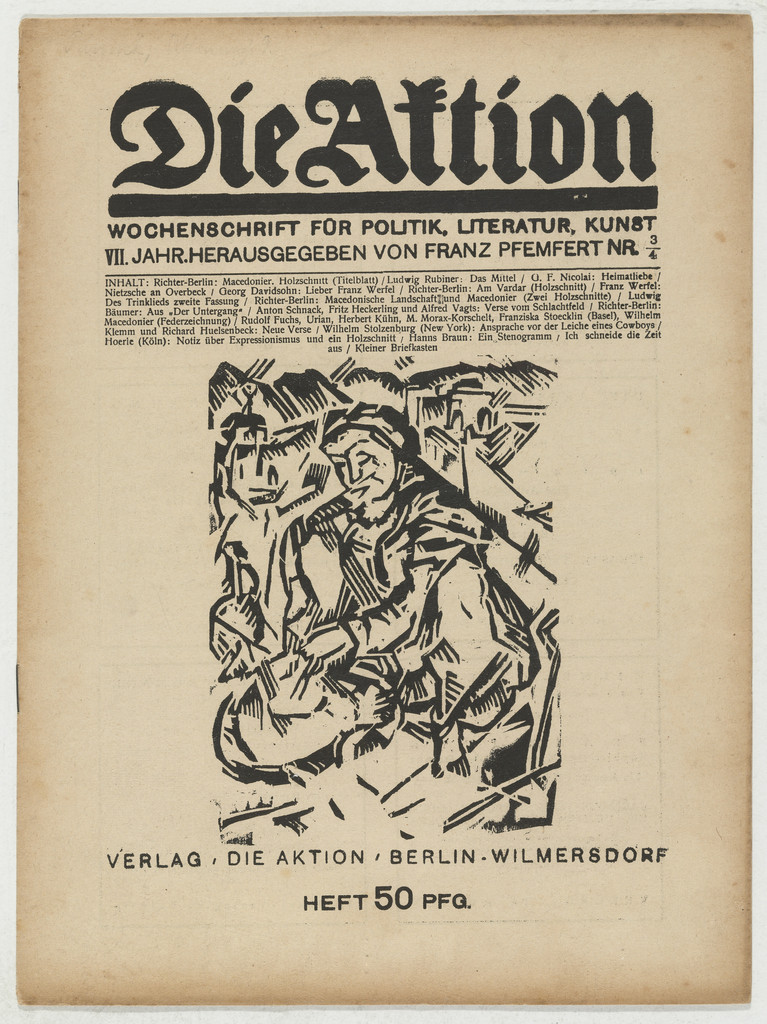 Die Aktion, vol. 7, no. 3/4