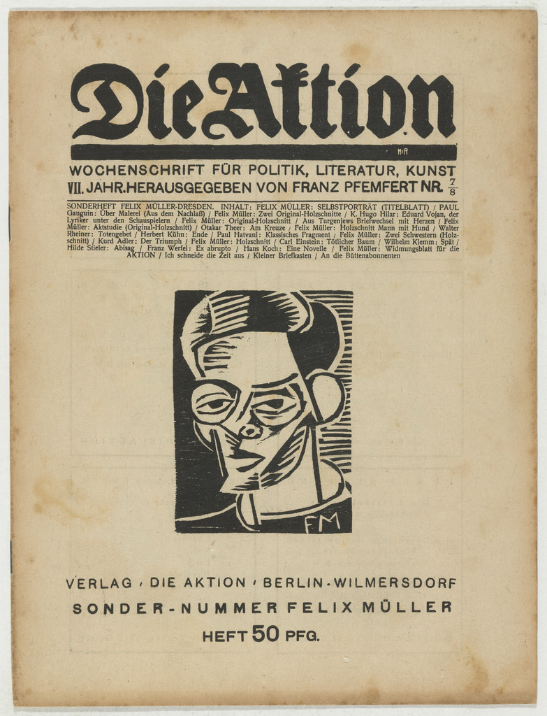 Die Aktion, vol. 7, no. 7/8