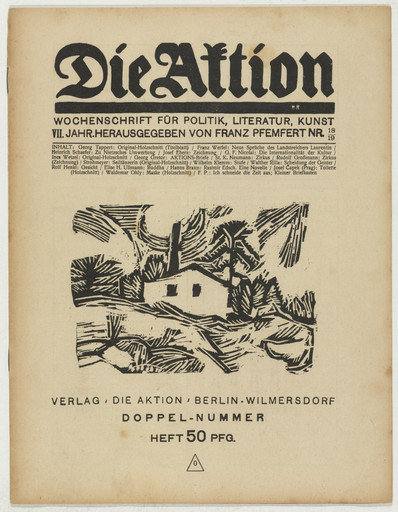 Die Aktion, vol. 7, no. 18/19