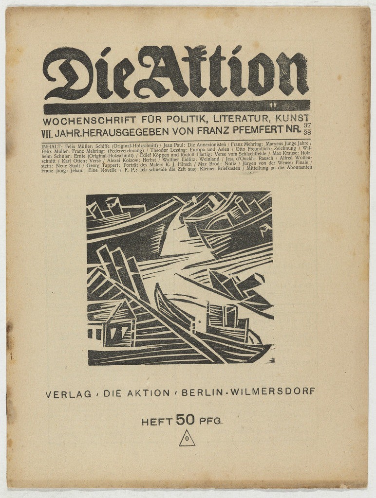 Die Aktion, vol. 7, no. 37/38