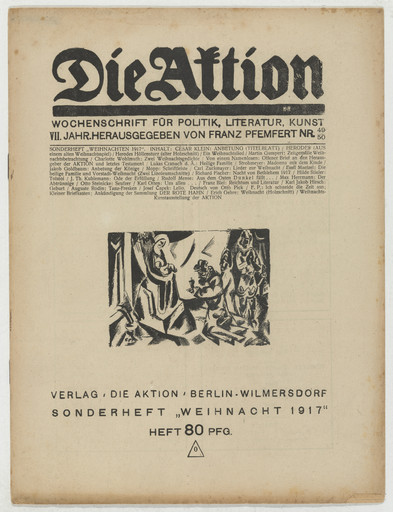 Die Aktion, vol. 7, no. 49/50