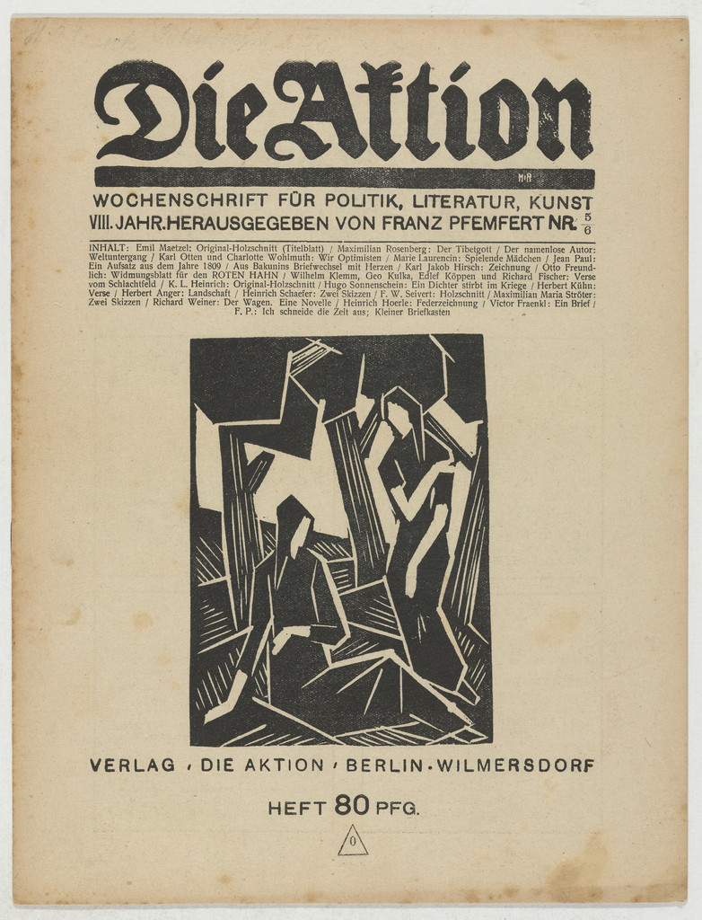 Die Aktion, vol. 8, no. 5/6