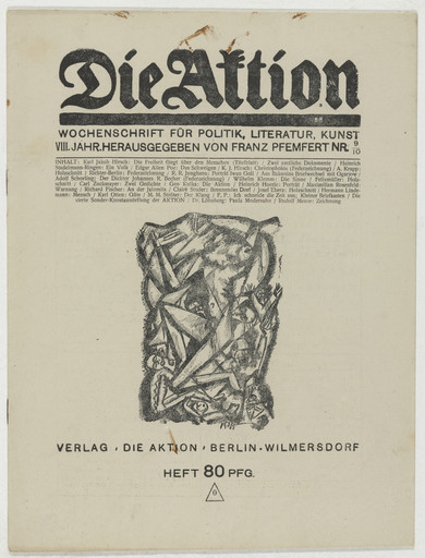 Die Aktion, vol. 8, no. 9/10