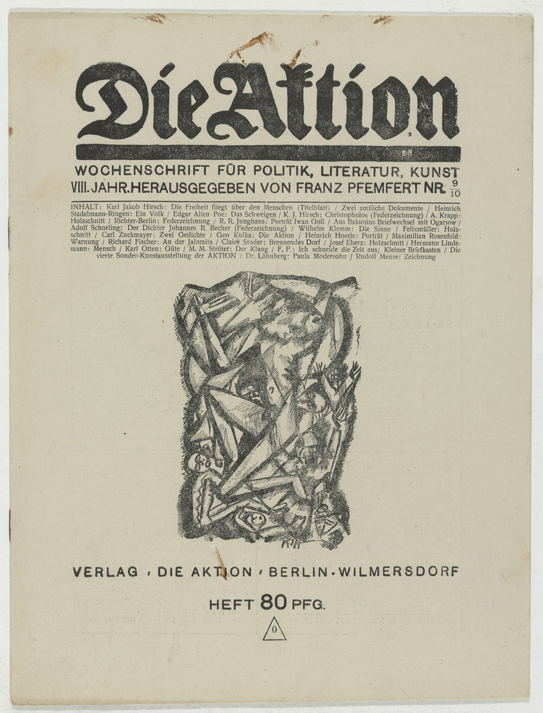 Die Aktion, vol. 8, no. 9/10