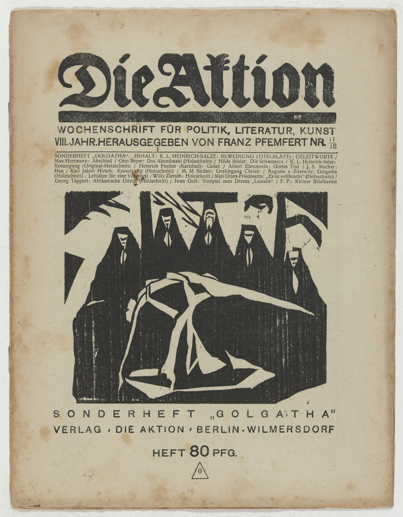 Die Aktion, vol. 8, no. 11/12