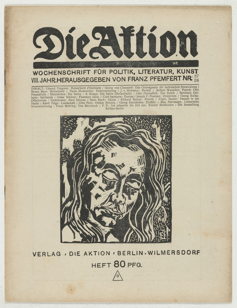 Die Aktion, vol. 8, no. 27/28