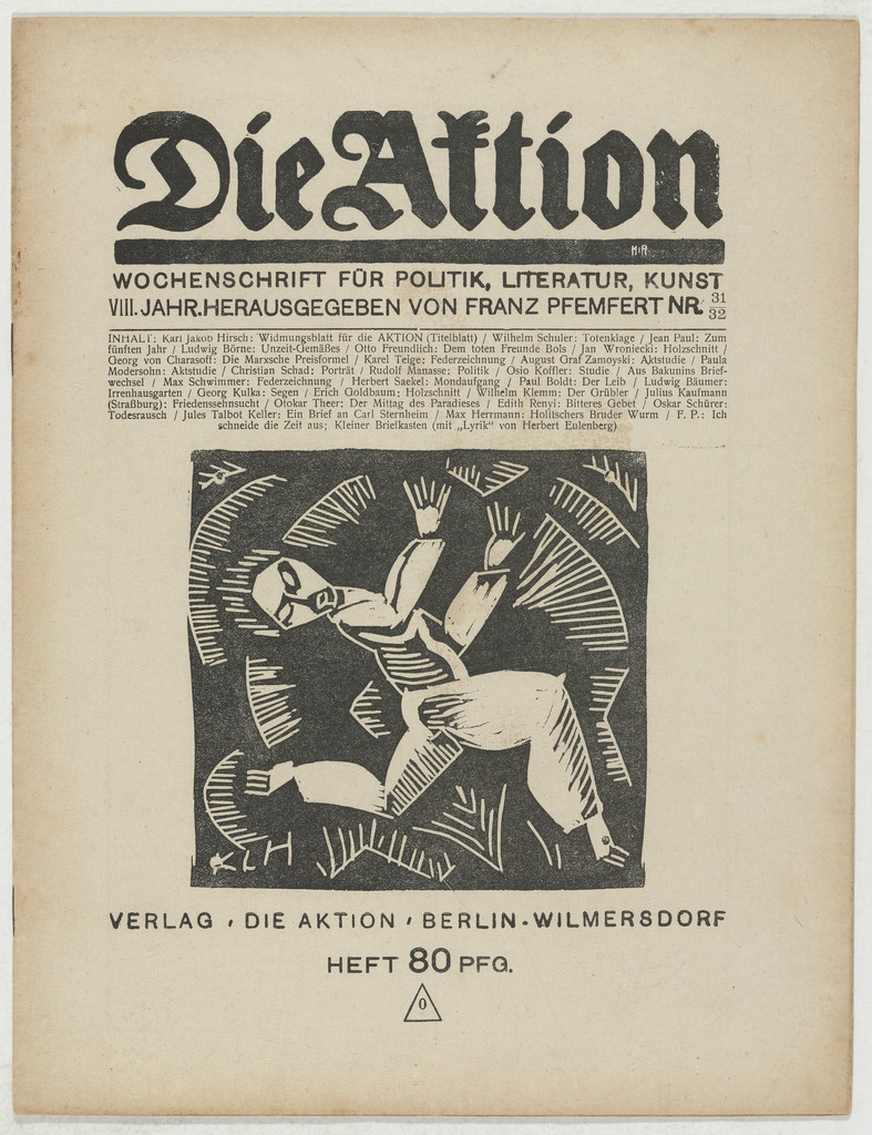 Die Aktion, vol. 8, no. 31/32