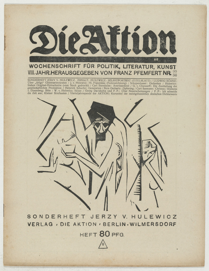 Die Aktion, vol. 8, no. 35/36