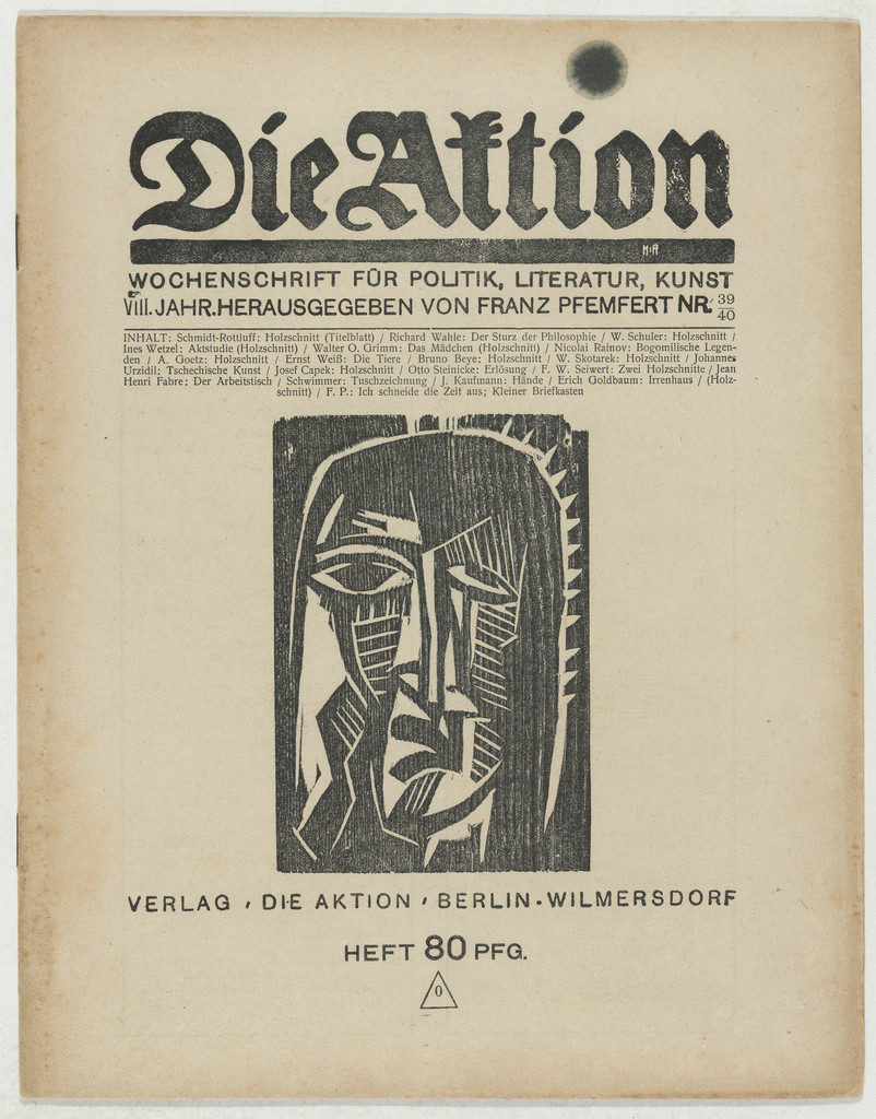 Die Aktion, vol. 8, no. 39/40