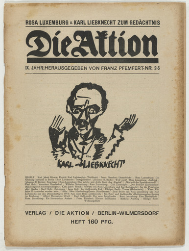 Die Aktion, vol. 9, no. 2-5