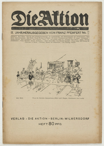 Die Aktion, vol. 9, no. 10/11