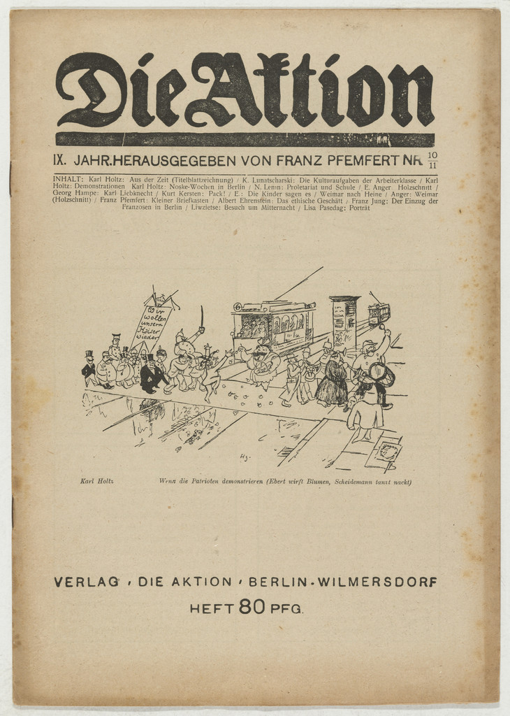 Die Aktion, vol. 9, no. 10/11