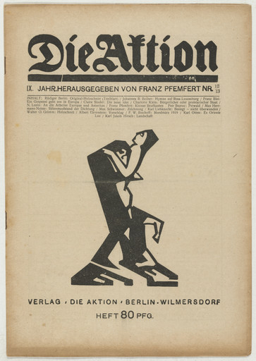 Die Aktion, vol. 9, no. 12/13