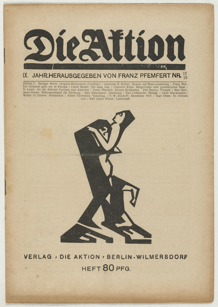 Die Aktion, vol. 9, no. 12/13