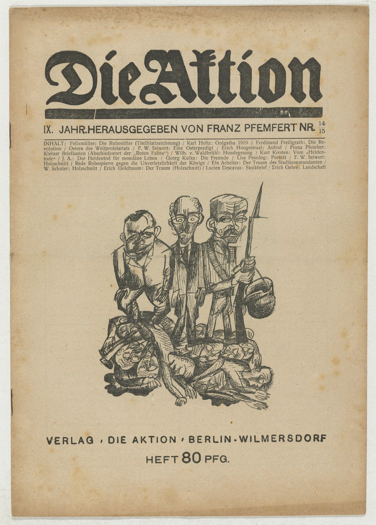 Die Aktion, vol. 9, no. 14/15