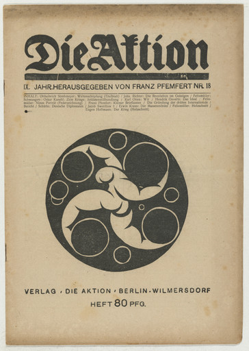 Die Aktion, vol. 9, no. 18