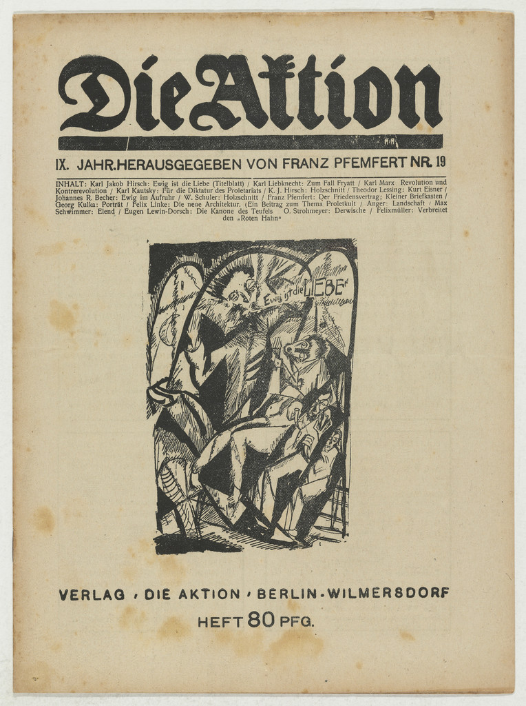 Die Aktion, vol. 9, no. 19