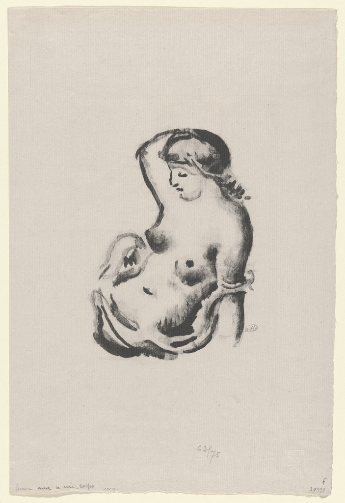 Seated Woman Seen up to the Waist (Femme assise vue à mi-corps)