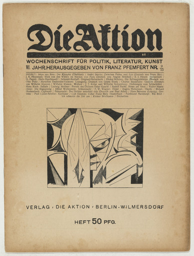 Die Aktion, vol. 6, no. 9/10