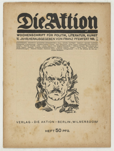 Die Aktion, vol. 6, no. 37/38