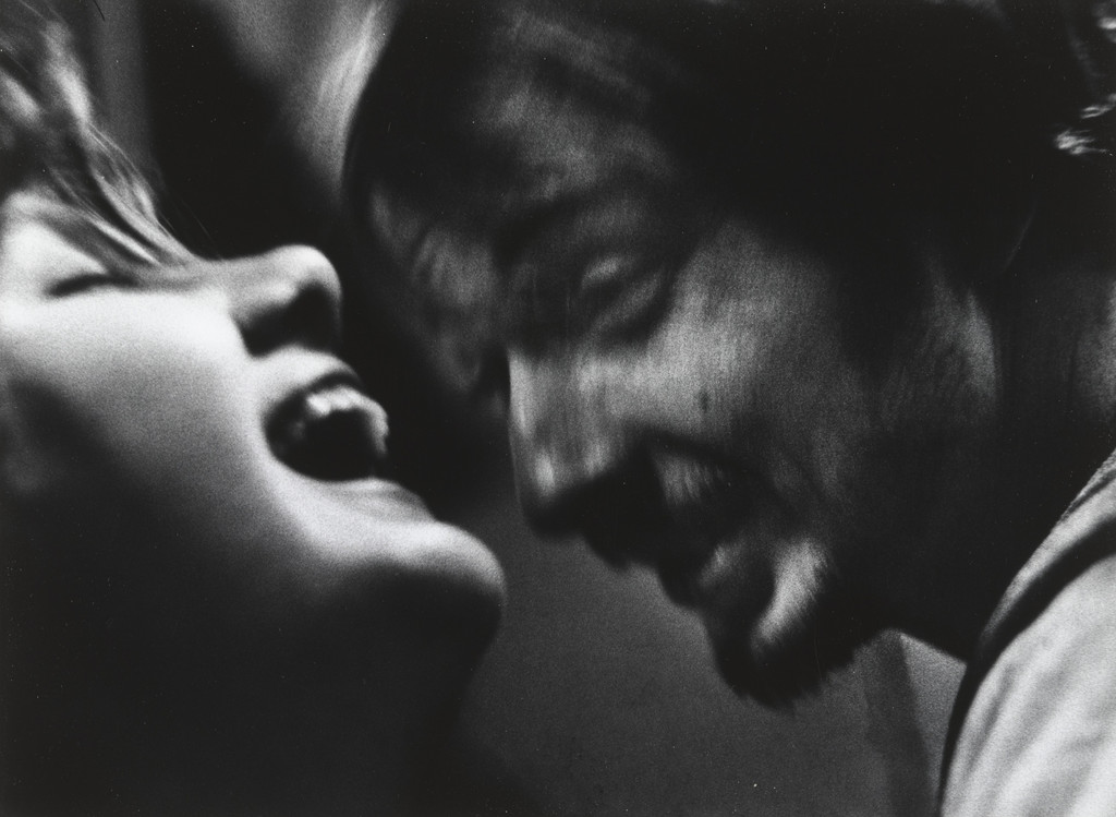 Arnie and Sheila in 7 Arts Coffee Gallery, New York by Dave Heath