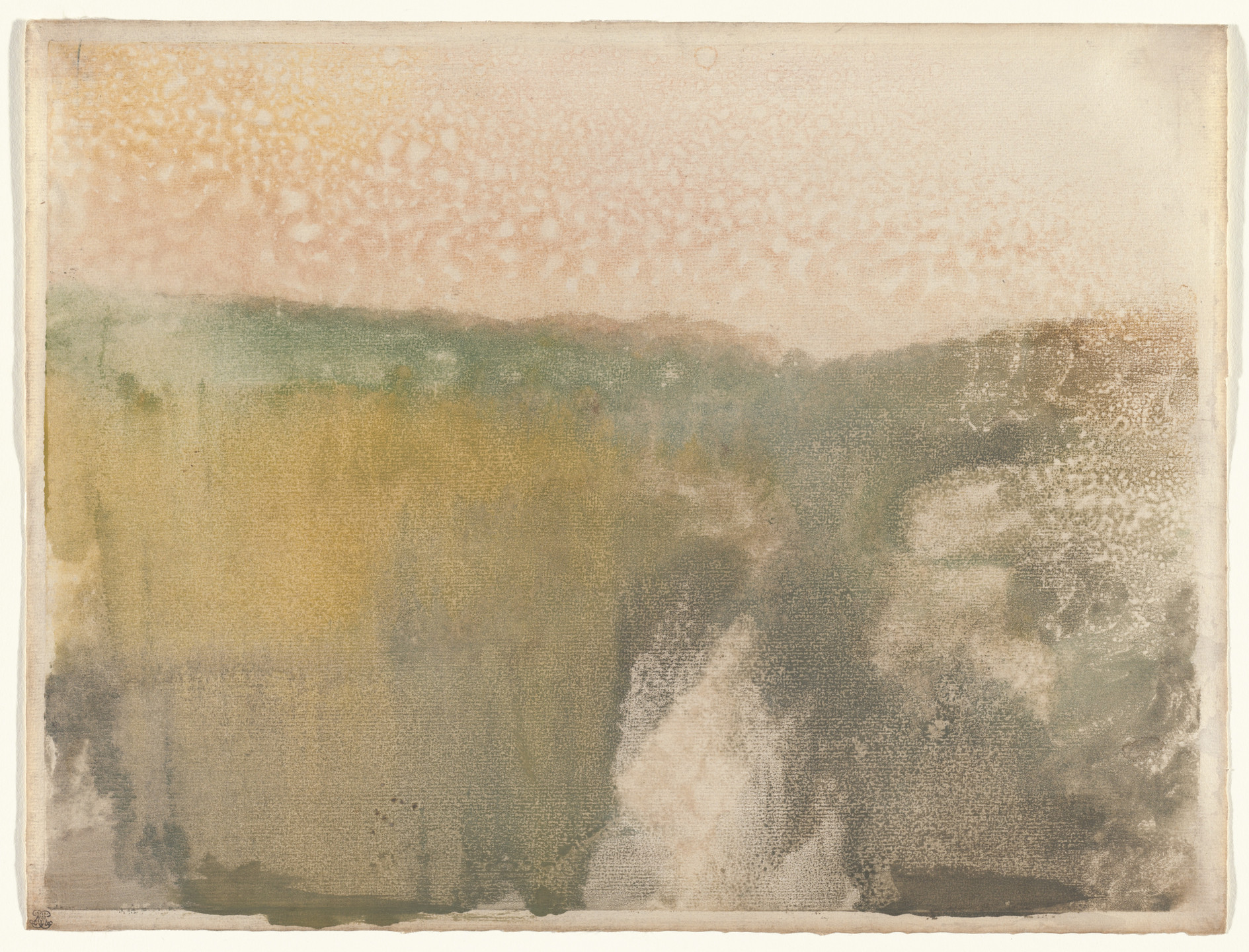 Hilaire-Germain-Edgar Degas. Green Landscape (Paysage vert). c. 1890