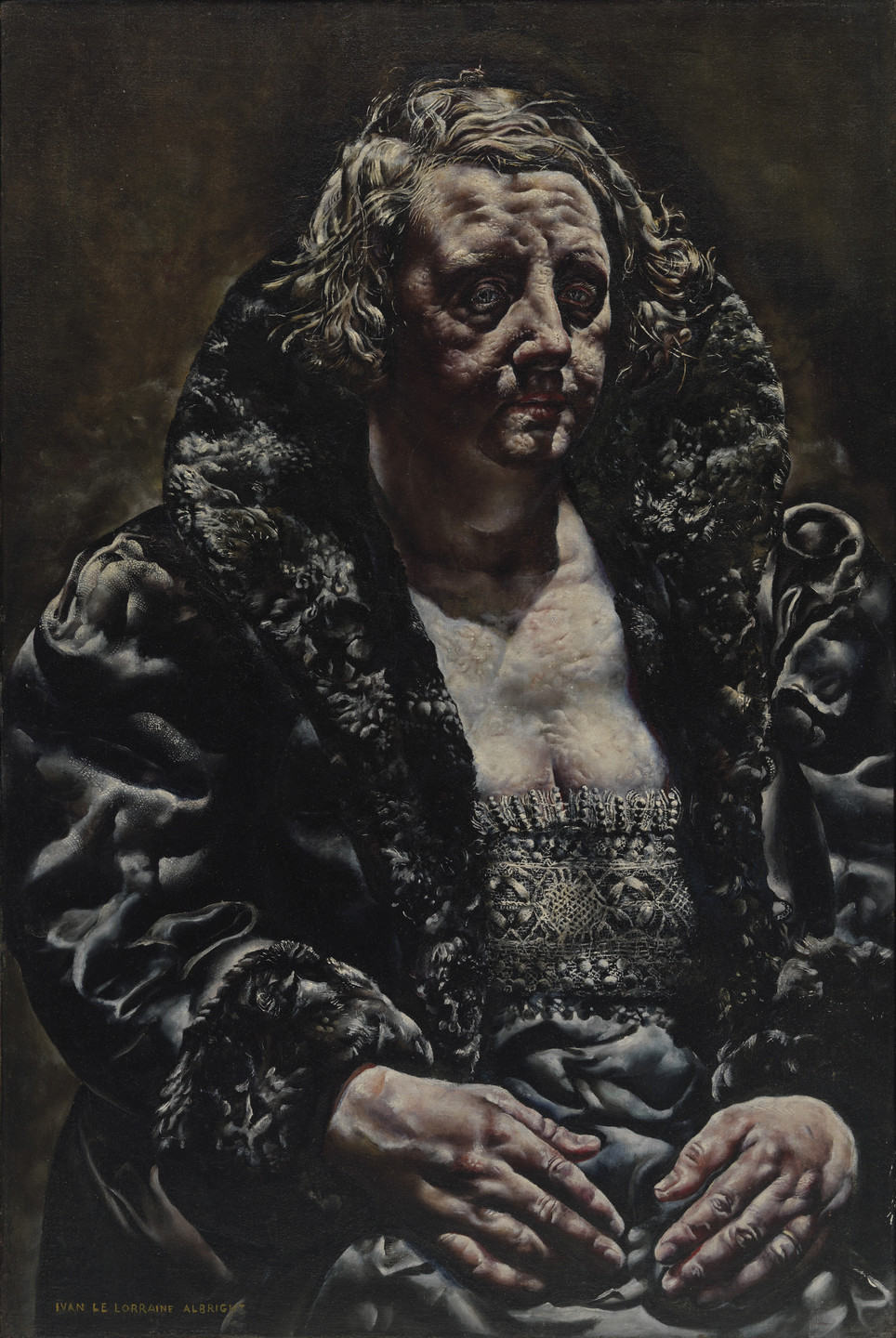 Ivan LeLorraine Albright. Woman. 1928
