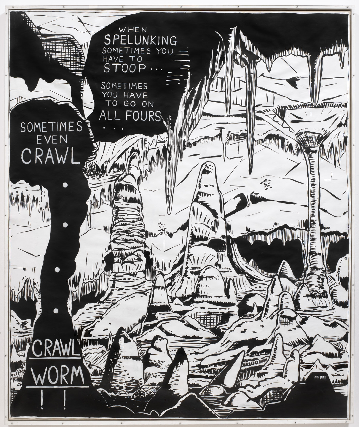 Mike Kelley. Exploring from Plato&#39;s Cave, Rothko&#39;s Chapel, Lincoln&#39;s Profile. 1985