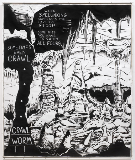 Mike Kelley. Exploring from Plato&#39;s Cave, Rothko&#39;s Chapel, Lincoln&#39;s Profile. 1985