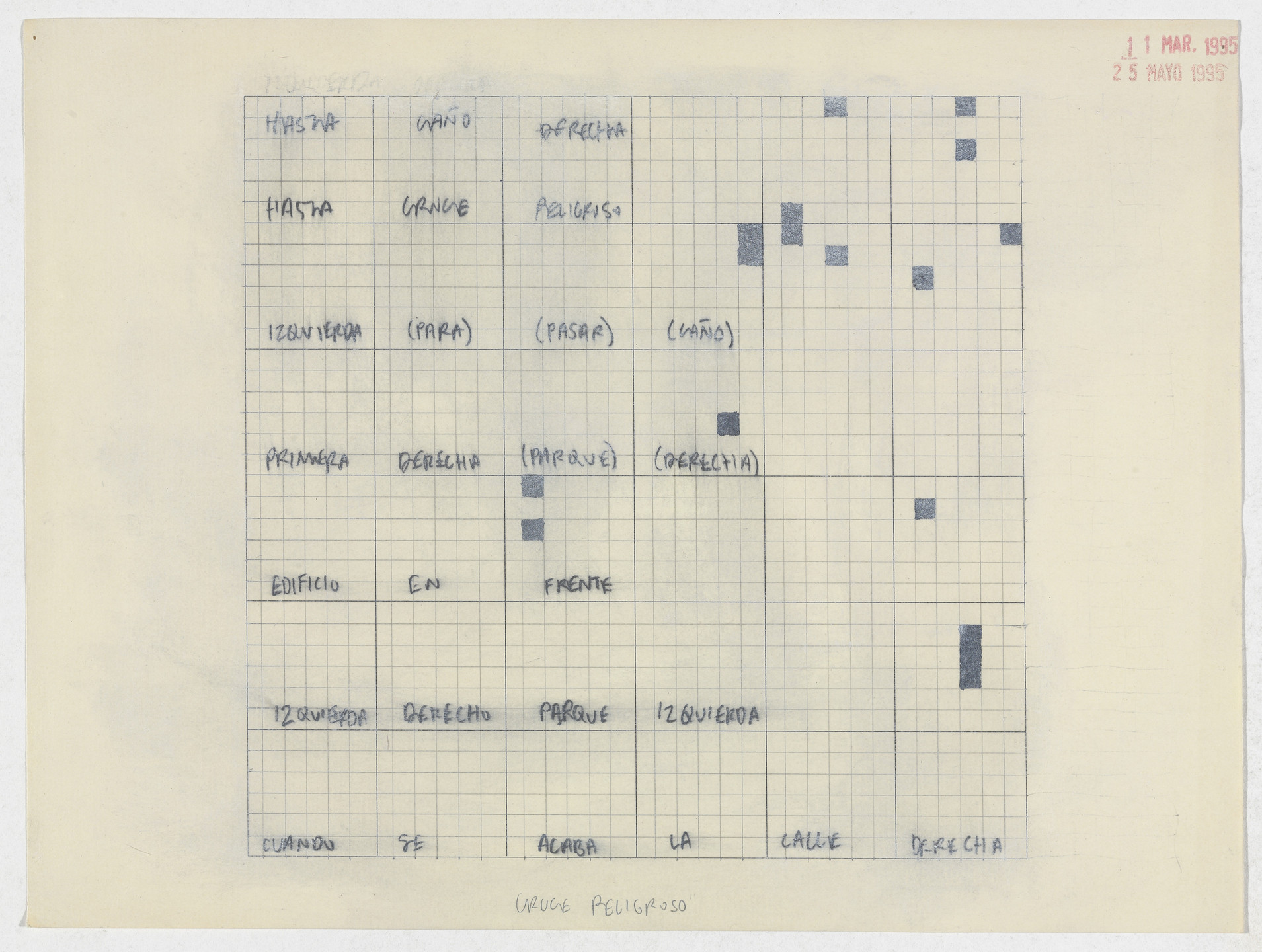 Bernardo Ortiz Campo. Untitled. 1995