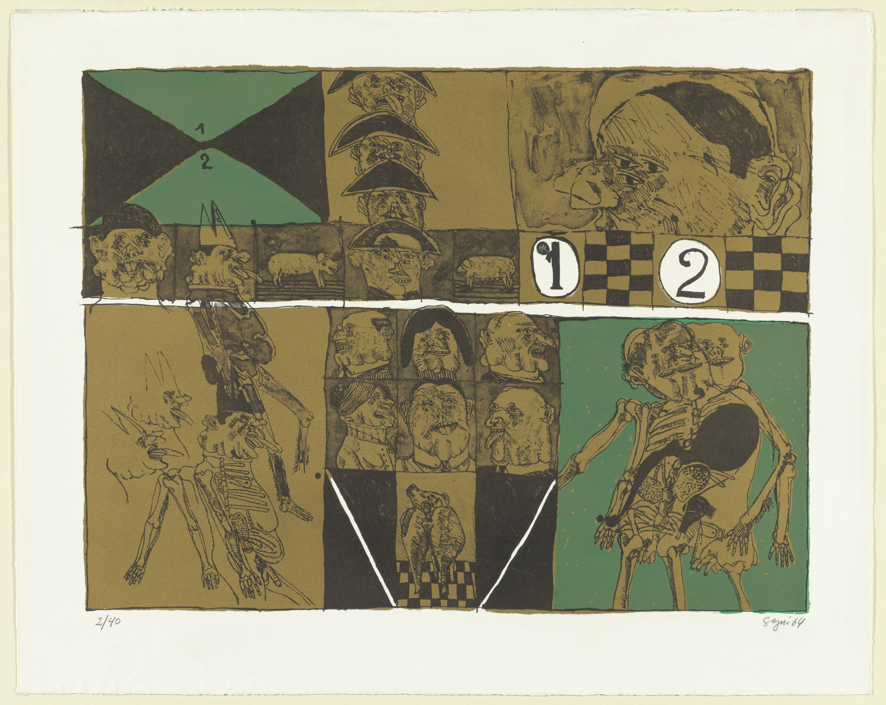 Antonio Segui. Untitled. 1964